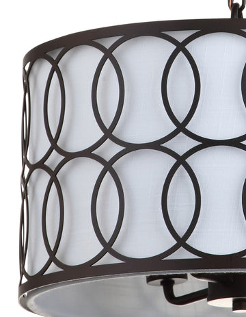 Loop 16" Metal LED Pendant - JONATHAN Y